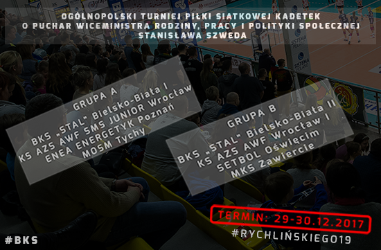 Ogólnopolski turniej kadetek w hali BKS Stal!